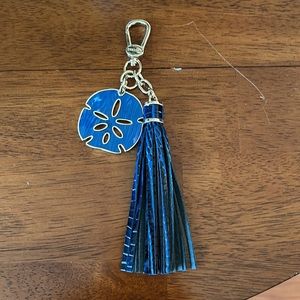 💙Brahmin Sapphire Sanddollar Key Fob Purse Charm💙